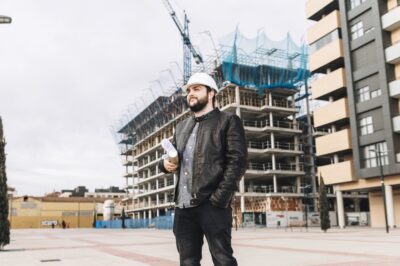 Certified Safety Specialist overseeing infrastructure safety in Saudi Arabia