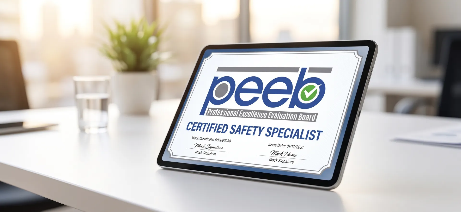 The official PEEB Certified Safety Specialist credential providing international career mobility and salary growth
